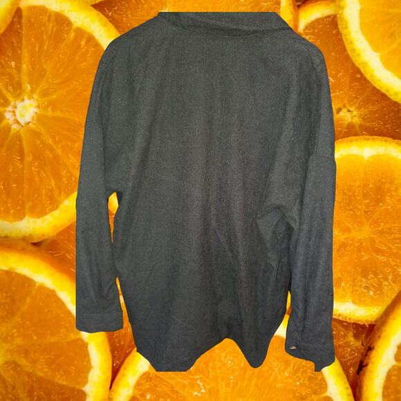 Shein Black Button Up‎ Long Sleeve Shirt Size XL - Picture 6 of 6